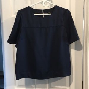 Navy J. Crew Top